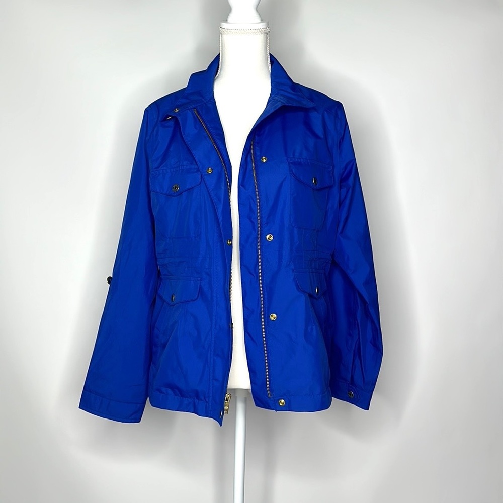 Peter Millar Element 4 Water Windbreaker in Royal Blue and Print Inside Size M